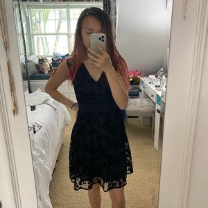Altr’d State black lace dress